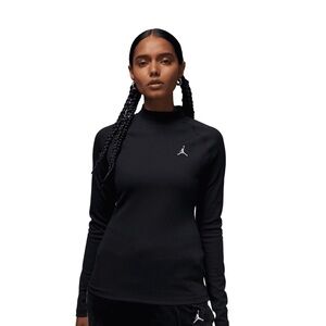 Jordan Women's Black Long Sleeve Tee